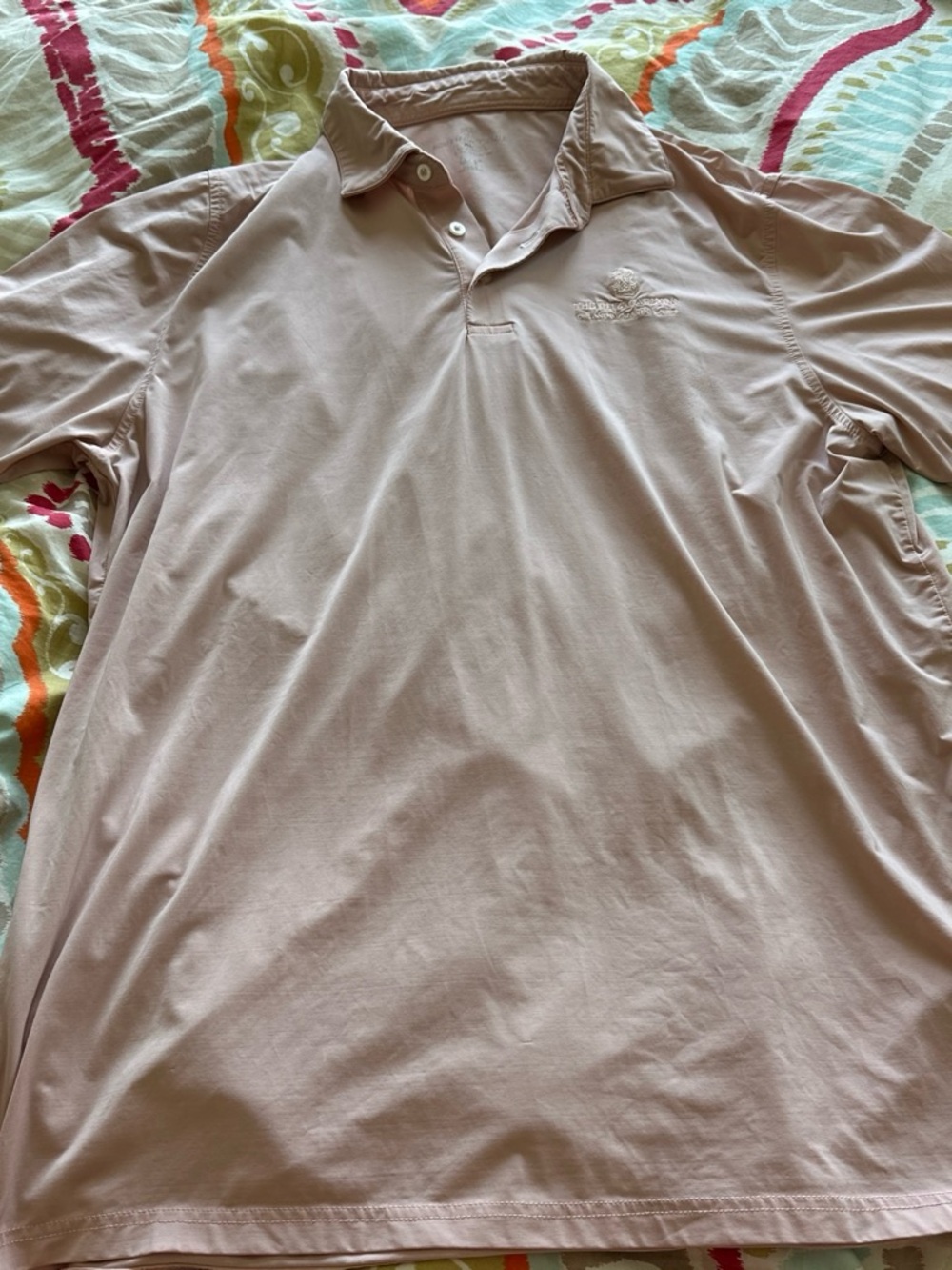 Southern Tide Men's Polo in Pale Pink